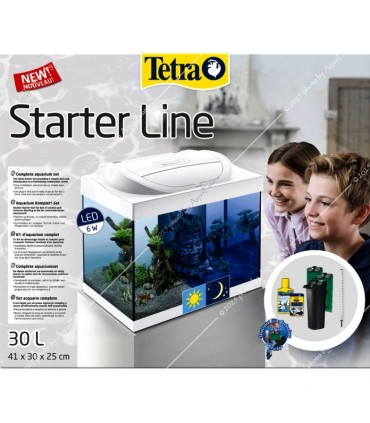 Tetra Starter Line LED 30 literes komplett akvárium - fehér