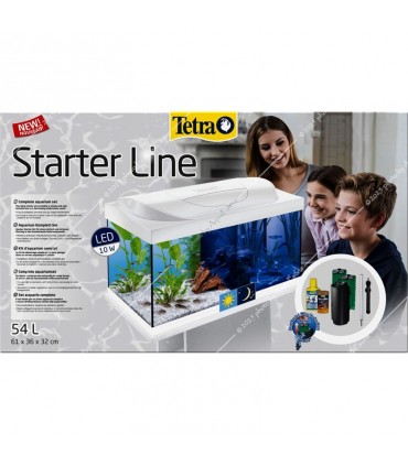 Tetra Starter Line LED 54 literes komplett akvárium - fehér