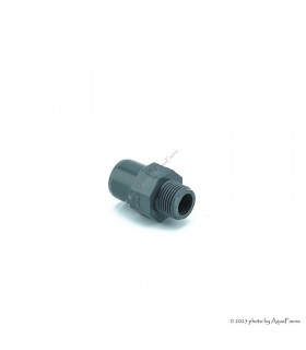PVC karmantyú 20/16 mm-es csőhöz, 3/8" külső menettel