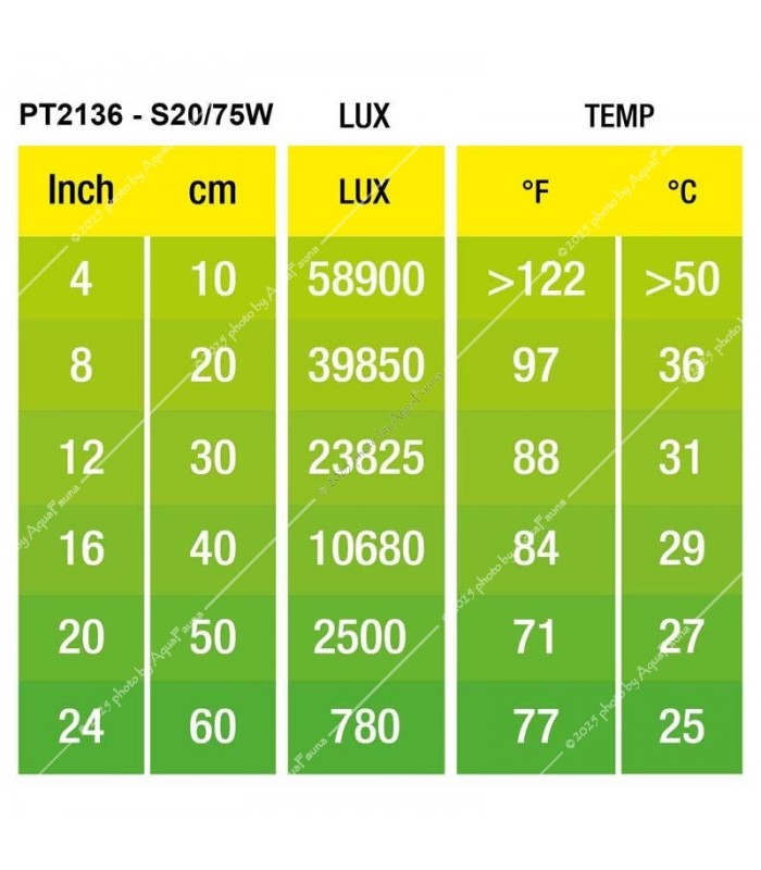 Hagen Exo Terra Intense Basking Spot - izzó sütkérező területekhez - 75W (2136)