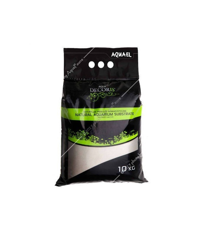 AquaEl Decoris Natural Aquarium Substrate - akvárium dekorkavics (kvarchomok) 0,1-0,3 mm (10 kg)