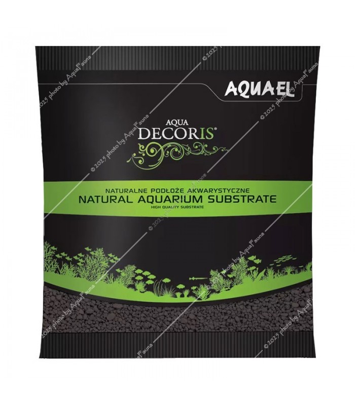 AquaEl Decoris Black - Akvárium dekorkavics (fekete) 2-3 mm (1 kg)