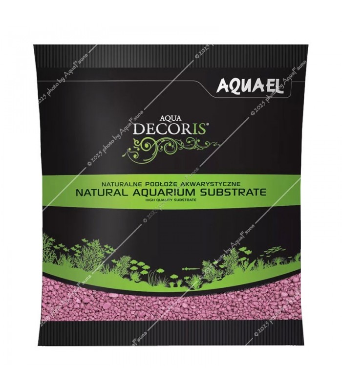 AquaEl Decoris Pink - Akvárium dekorkavics (rózsaszín) 2-3 mm (1 kg)