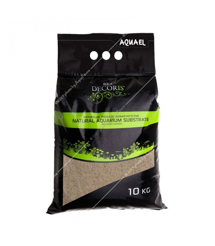 AquaEl Decoris Natural Aquarium Substrate - akvárium dekorkavics (kvarchomok) 0,4-1,2 mm (10 kg)