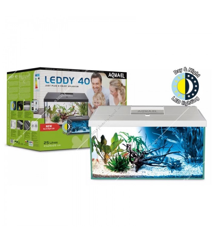 AquaEl Leddy 40 Day & Night LED akvárium szett - 25 liter - fehér