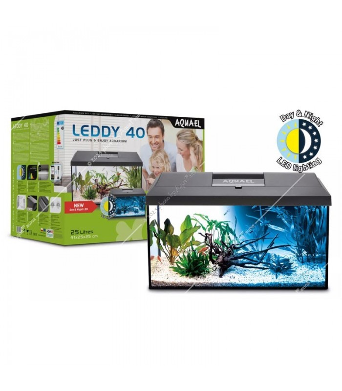 AquaEl Leddy 40 Day & Night LED akvárium szett - 25 liter - fekete