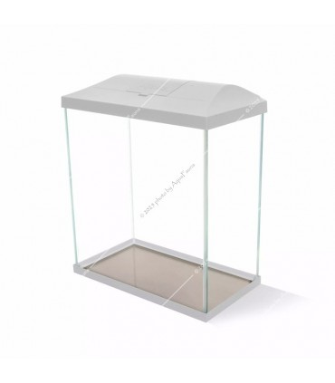 AquaEl Leddy Set MINI 30 white - akvárium (fehér) garnélarákoknak és kisebb halaknak (28x15x30)