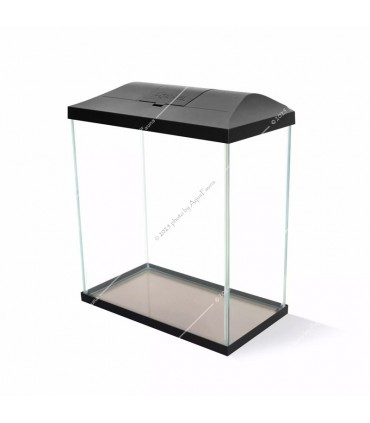 AquaEl Leddy Set MINI 30 black - akvárium (fekete) garnélarákoknak és kisebb halaknak (28x15x30)