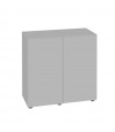 AquaEl Opti Set 125 Grey Cabinet - univerzális akvárium szekrény 81x36x80 cm - szürke