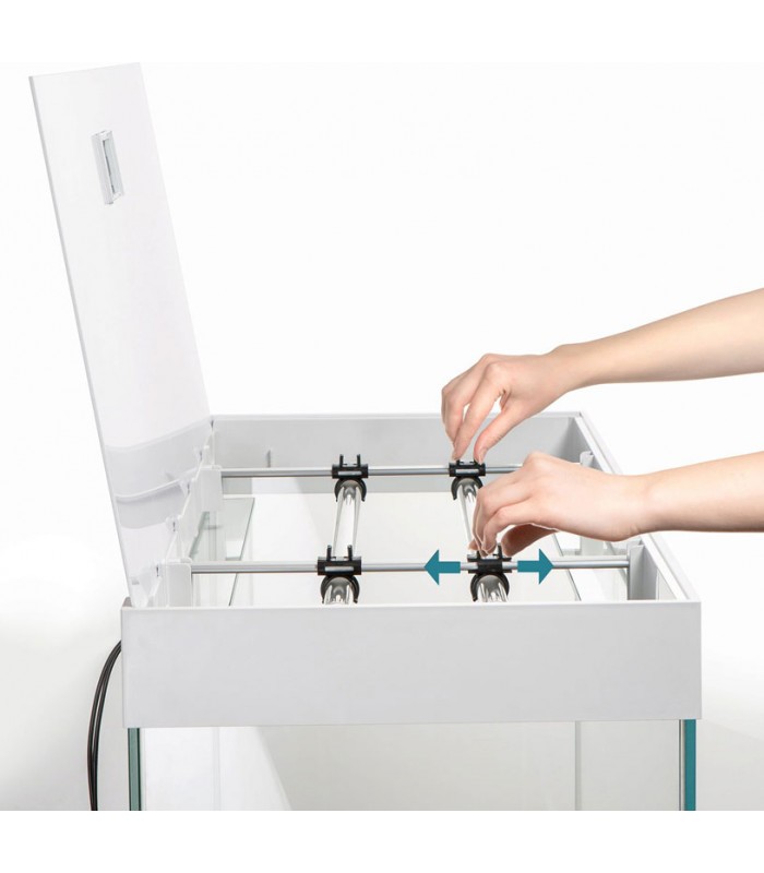 AquaEl Opti Set 125 White - akvárium szett 81x36x51 cm (125 liter) - fehér