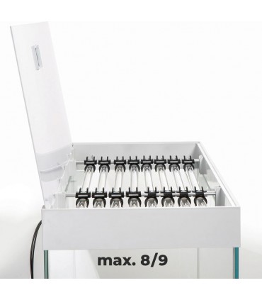 AquaEl Opti Set 240 White 2.0 - akvárium szett 121x41x51 cm (240 liter) - fehér