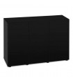 AquaEl Opti Set 240 Black Cabinet - univerzális akvárium szekrény 121x41x80 cm - fekete