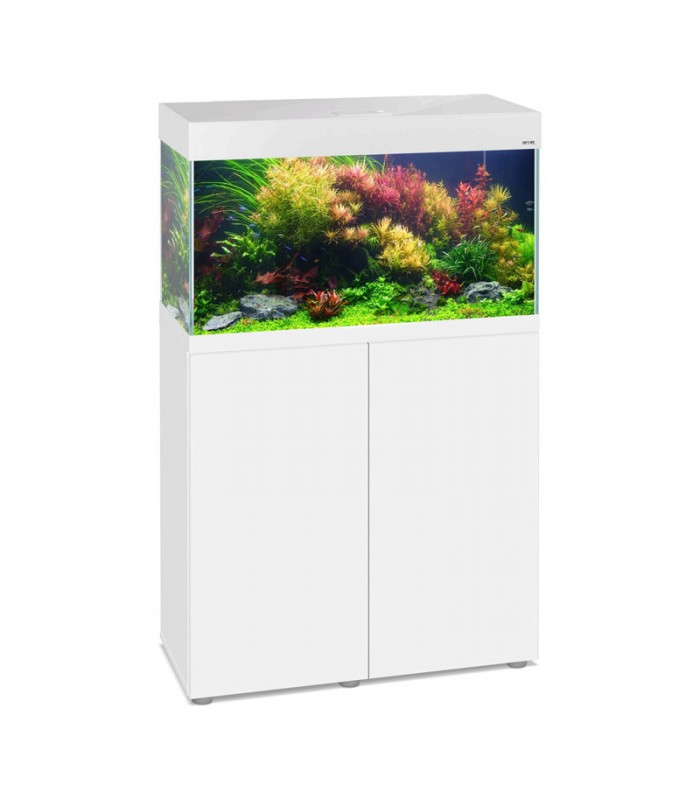 AquaEl Opti Set 125 White - akvárium szett 81x36x131 cm (125 liter) - fehér - BÚTORRAL