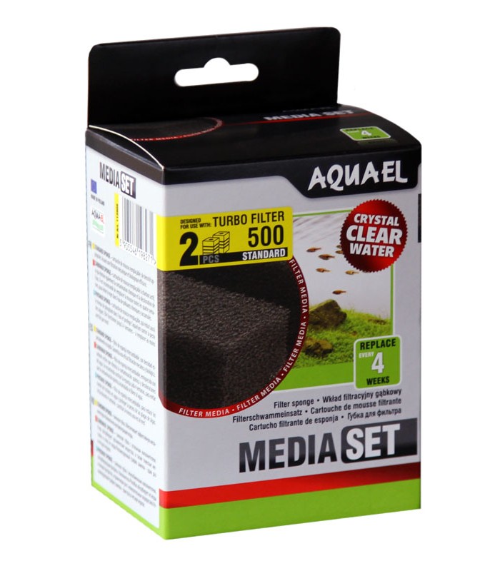 AquaEl MediaSet Standard szűrőszivacs (2 db) Turbofilter 500 belső szűrőhöz