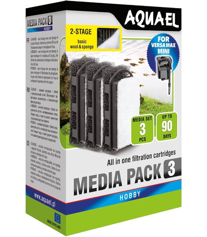 AquaEl FZN Media Pack 3 Standard FZN - Pótszivacs (3 db)
