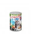 FitActive konzerv Adult (csirke, pulyka, kacsa, liba, répa) konzerv - felnőtt macskáknak - 415 g