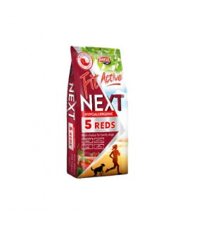 FitActive Next Hypoallergenic Five Reds Adult száraztáp - ételallergiás felnőtt kutyáknak - 15 kg