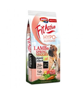 FitActive Originals Puppy&Junior Hypoallergenic Lamb&Spring Veggies (bárány és zöldség) - 15 kg