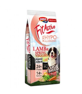 FitActive Originals Puppy&Junior Large Breed Hypoallergenic Lamb&Spring Veggies - 15 kg