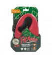 FitActive Retractable Dog Leash - automata szalagos póráz (piros) kutyáknak (L) 5 méter
