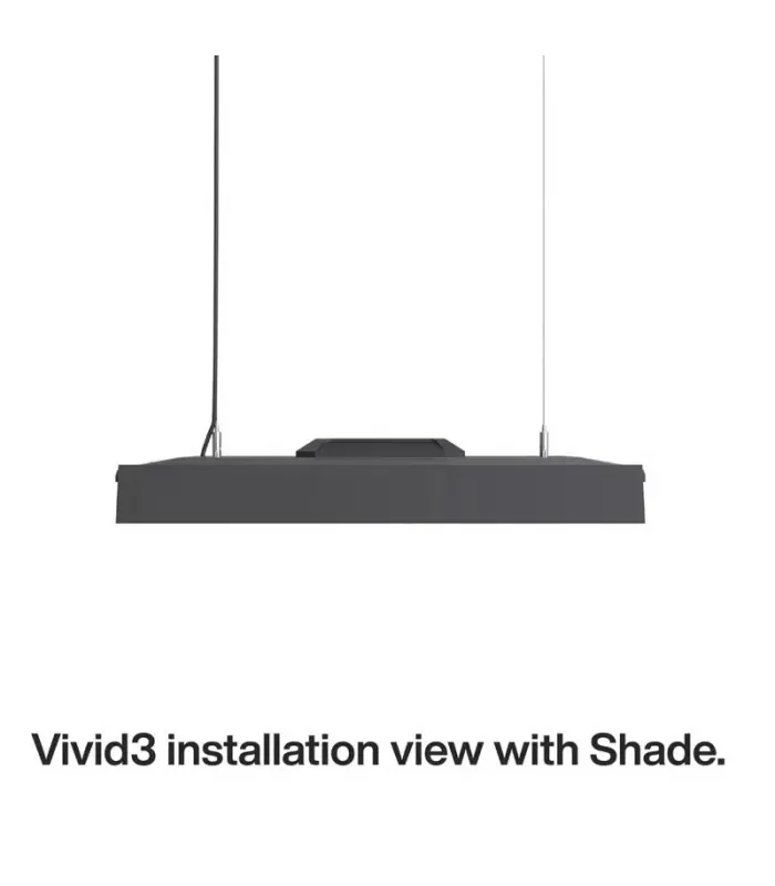 Chihiros Shade - árnyékoló WRGB Vivid III lámpához - tükörrel - Fekete