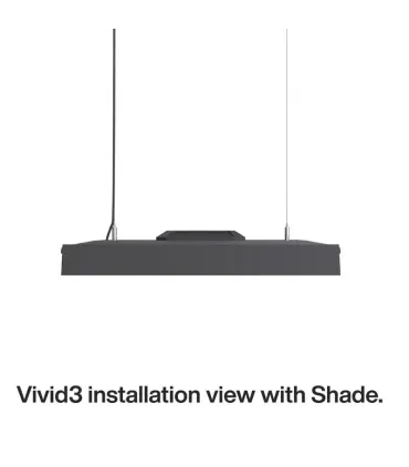 Chihiros Shade - árnyékoló WRGB Vivid III lámpához - tükörrel - Fekete
