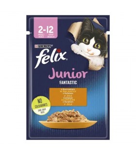 Felix Fantastic Junior eledel kölyök macskáknak aszpik (csirke) - 85 g