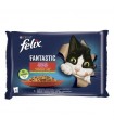 Felix Fantastic macskaeledel aszpikban (csirke-paradicsom, marha-sárgarépa) - 4x85 g