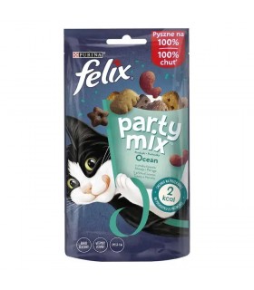 Felix Party Mix Ocean Mix jutalomfalat macskáknak (lazac, pisztráng) - 60 g