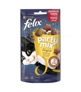 Felix Party Mix Original Mix jutalomfalat macskáknak (pulyka, máj) - 60 g