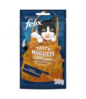 Felix Tasty Nuggets - jutalomfalat macskáknak (csirke, kacsa) - 50 g