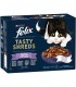 Felix Tasty Shreds macskaeledel szószban (vegyes válogatás) - 12x80 g