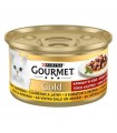 Gourmet Gold Duo macskaeledel szószban (csirke, szívvel és májjal) - 85 g