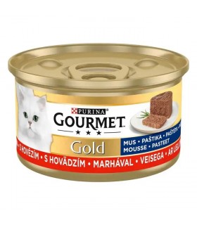 Gourmet Gold macskaeledel pástétom (marha) - 85 g