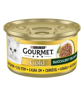 Gourmet Gold Succulent Delights macskaeledel (csirke) - 85 g