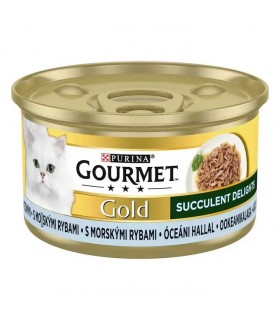 Gourmet Gold Succulent Delights macskaeledel (Óceáni hal) - 85 g