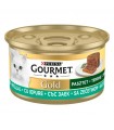 Gourmet Gold Terrine macskaeledel pástétom (nyúlhús darabok) - 85 g