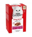 Gourmet Mon Petit macskaeledel (marha, borjú, bárány) - 6x50 g