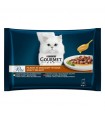 Gourmet Perle Gravy Delight macskaeledel szószban (csirkével és marhával) - 4x85 g
