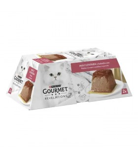 Gourmet Revelations macskaeledel pastétom szósszal (lazac) - 2x57 g