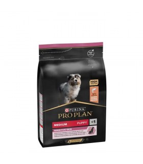 PRO PLAN Medium Puppy Sensitive Skin - Szárazeledel kölyök kutyáknak (lazac) - 3 kg