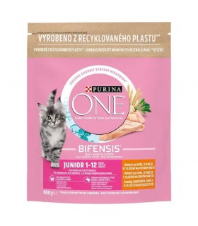 Purina ONE Junior Bifensis - száraztáp kölyök macskáknak (csirke, gabona) - 800 g
