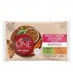 Purina ONE Mini Weight Control-Steril nedves eledel kutyáknak (pulyka, csirke) 4x85 g