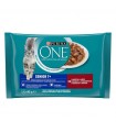 Purina ONE Senior 7+ Mini Filé - nedves eledel idős macskáknak (marha, sárgarépa) - 4x85 g