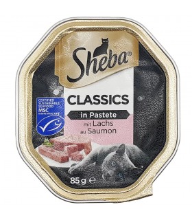 Sheba Classics in Pastete Adult - alutálcás macskaeledel pástétom (lazac) - 85 g