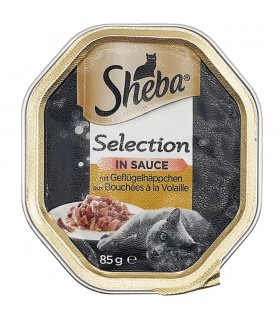 Sheba Selection in Sauce Adult - alutasakos macskaeledel (szárnyas darabokkal) - 85 g