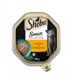 Sheba Sauce Collection Adult - alutálcás macskaeledel pástétom (pulykaragú zöldséggel) - 85 g