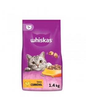 Whiskas Adult Chicken 1+ - száraz macskaeledel (csirkehússal) - 1,4 kg