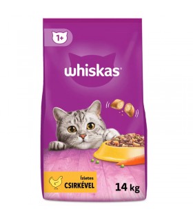 Whiskas Adult Chicken 1+ - száraz macskaeledel (csirkehússal) - 14 kg
