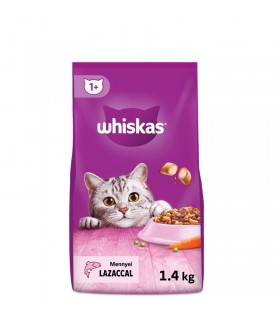 Whiskas Adult Salmon 1+ - száraz macskaeledel (lazac) - 1,4 kg